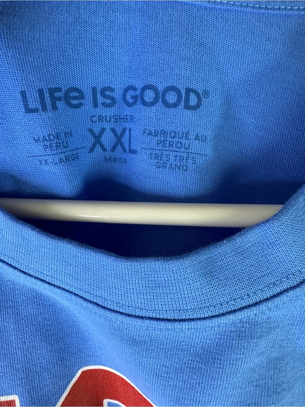 Life Is Good Men's XXL USA Eagle Grilling Crusher Tee - Picture 4 of 4